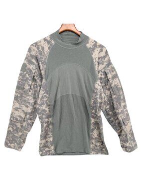 ACS US Army Combat Shirt Mens Green Flame Resistant UPC Digital Camo Size S